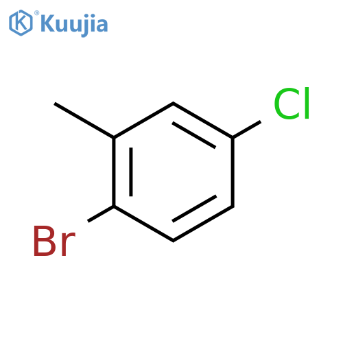 2-Bromo-5-chlorotoluene structure