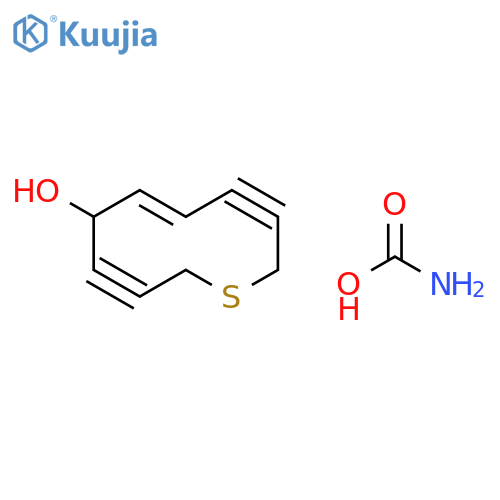 2H-Thiecin-5-ol, 3,4,8,9-tetradehydro-5,10-dihydro-, carbamate, (Z)- structure