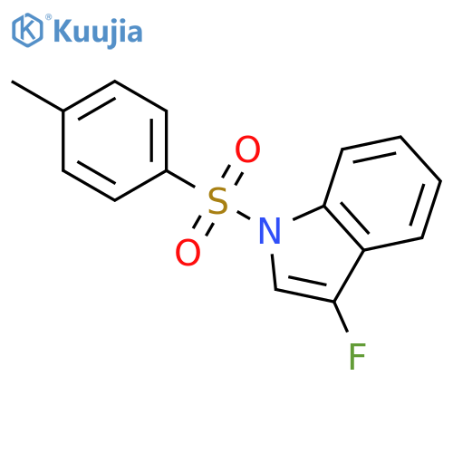 1H-Indole, 3-fluoro-1-[(4-methylphenyl)sulfonyl]- structure