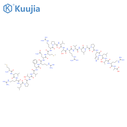 L-Alanine, L-methionyl-L-leucyl-L-arginyl-L-leucyl-L-prolyl-L-threonyl-L-valyl-L-phenylalanyl-L-arginyl-L-glutaminyl-L-methionyl-L-arginyl-L-prolyl-L-valyl-L-seryl-L-arginyl-L-valyl-L-leucyl-L-alanyl-L-prolyl-L-histidyl-L-leucyl-L-threonyl-L-arginyl- structure