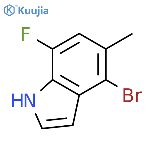 4-Bromo-7-Fluoro-5-Methyl-1H-Indole structure