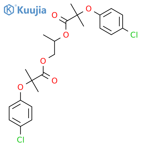 Propionic acid,2-(p-chlorophenoxy)-2-methyl-, propylene ester (8CI) structure