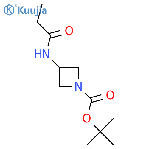 tert-butyl 3-propanamidoazetidine-1-carboxylate structure