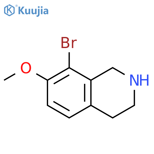 8-bromo-7-methoxy-1,2,3,4-tetrahydroisoquinoline structure