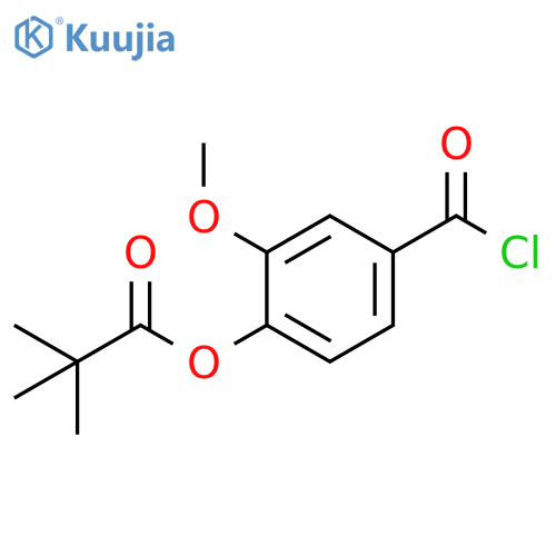 O-Piv Vanillic Acid Chloride structure