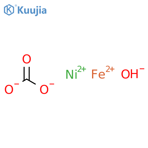 Iron nickel carbonate hydroxide structure