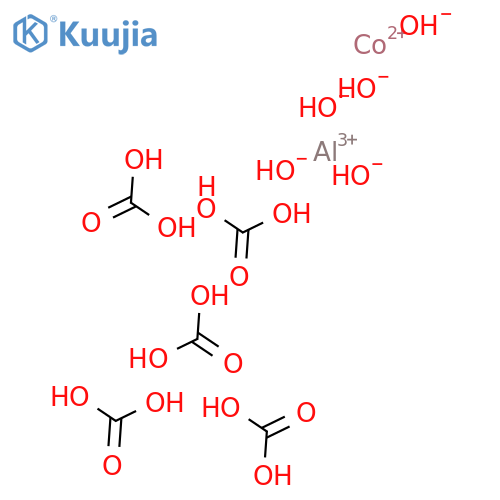 Aluminum cobalt carbonate hydroxide structure