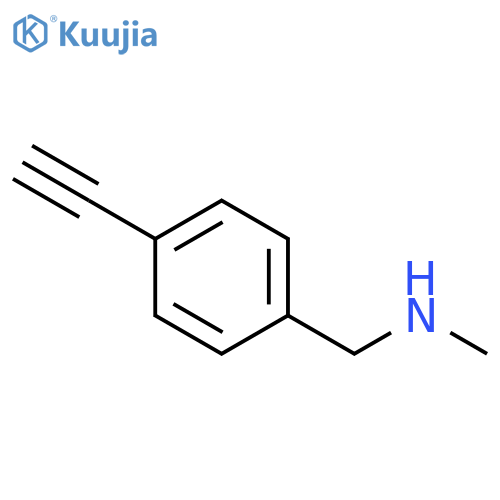 (4-ethynylphenyl)methyl(methyl)amine structure