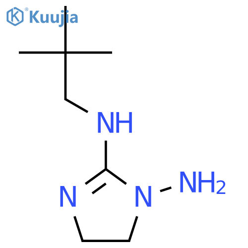 1H-Imidazole-1,2-diamine, N2-(2,2-dimethylpropyl)-4,5-dihydro- structure