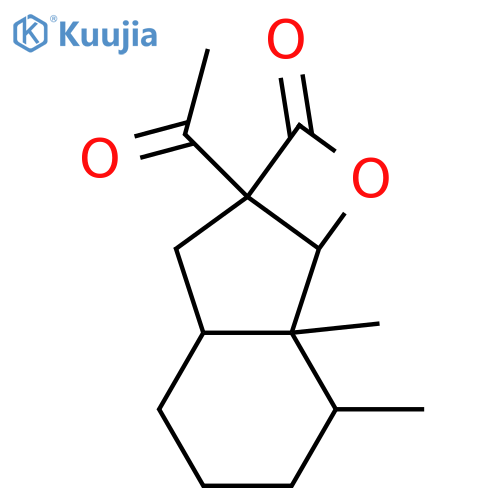 9(8→7)-Abeo-13-nor-11-oxo-8,6-eremophilanolide; (6β,7R,10β)-form structure