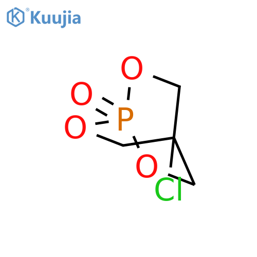 2,6,7-Trioxa-1-phosphabicyclo[2.2.2]octane, 4-chloro-, 1-oxide structure