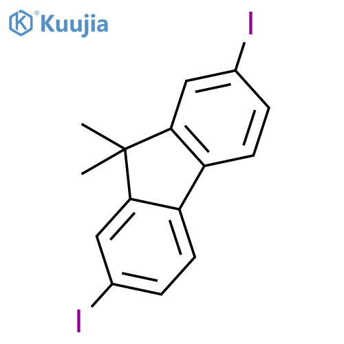 2,7-Diiodo-9,9-dimethylfluorene structure