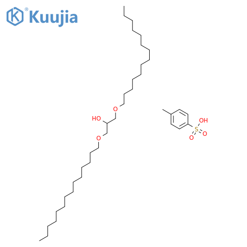 2-Propanol, 1,3-bis(tetradecyloxy)-, 4-methylbenzenesulfonate structure