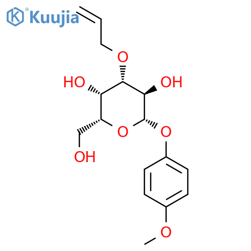 4-Methoxyphenyl 3-O-Allyl-β-D-galactopyranoside structure