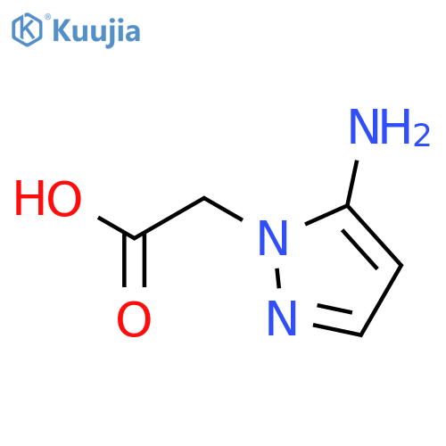 2-(5-amino-1H-pyrazol-1-yl)acetic acid structure
