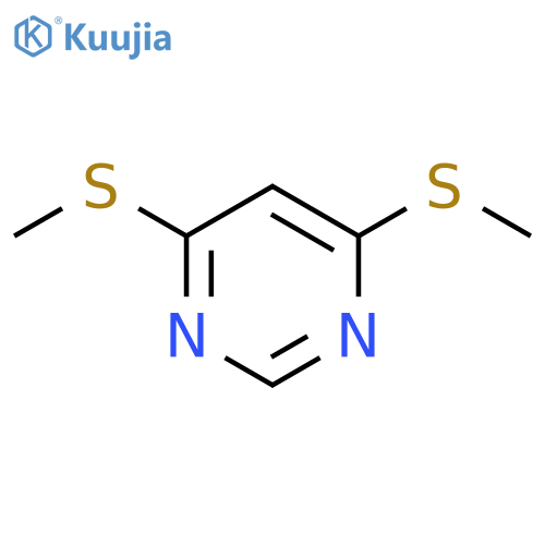 Pyrimidine,4,6-bis(methylthio)- structure