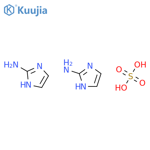 1H-imidazol-2-amine;hemi(sulfuric acid) structure