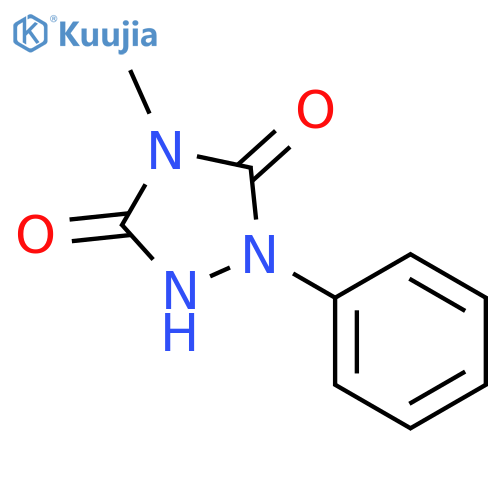 1,2,4-Triazolidine-3,5-dione,4-methyl-1-phenyl- structure