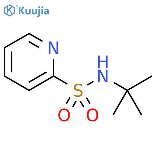 Pyridine-2-sulfonic acid tert-butylamide structure
