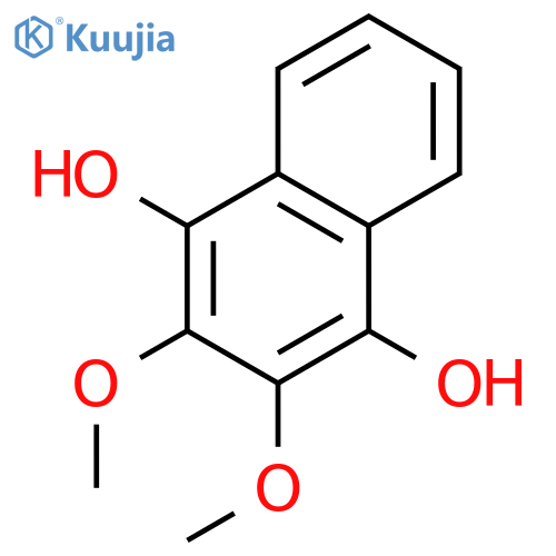 1,4-Naphthalenediol, 2,3-dimethoxy- structure