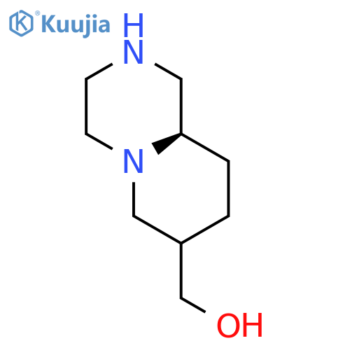[rel-(7S,9aS)-2,3,4,6,7,8,9,9a-octahydro-1H-pyrido[1,2-a]pyrazin-7-yl]methanol structure