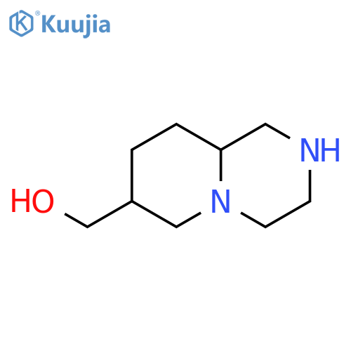 ((7R,9aS)-Octahydro-1H-pyrido[1,2-a]pyrazin-7-yl)methanol structure