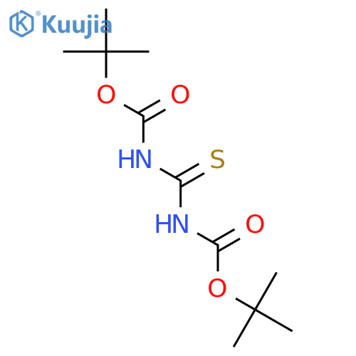 N,N'-Di(tert-butoxycarbonyl)thiourea structure