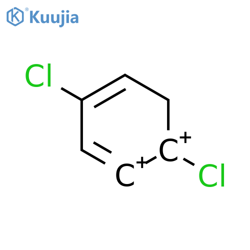 Cyclohexadienediylium, 1,4-dichloro- structure