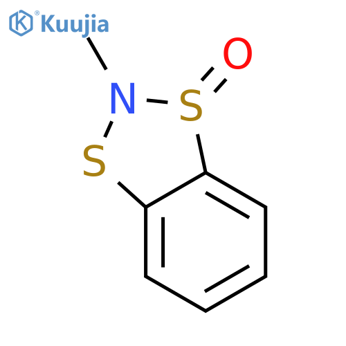 1,3,2-Benzodithiazole, 2-methyl-, 1-oxide structure