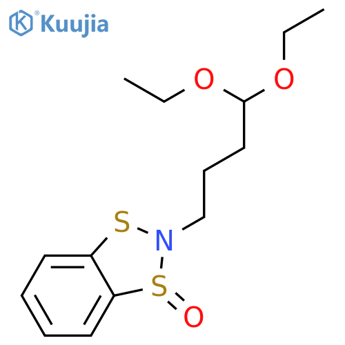 1,3,2-Benzodithiazole, 2-(4,4-diethoxybutyl)-, 1-oxide structure