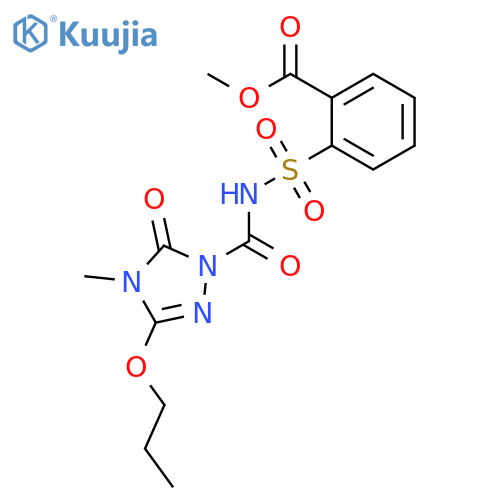 Propoxycarbazone structure
