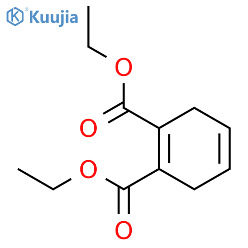 1,4-Cyclohexadiene-1,2-dicarboxylic acid, diethyl ester structure