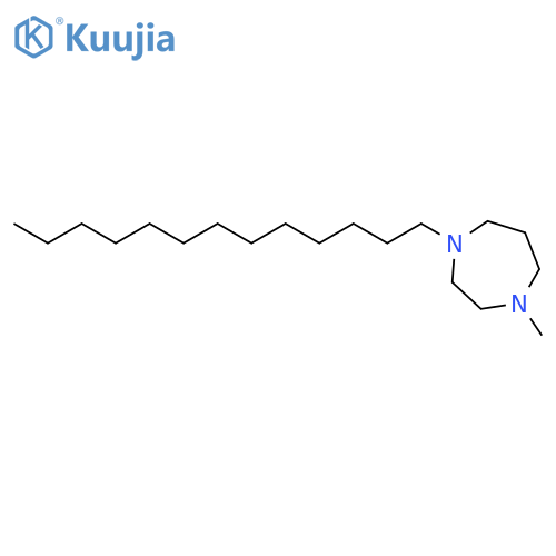 1H-1,4-Diazepine, hexahydro-1-methyl-4-tridecyl- structure