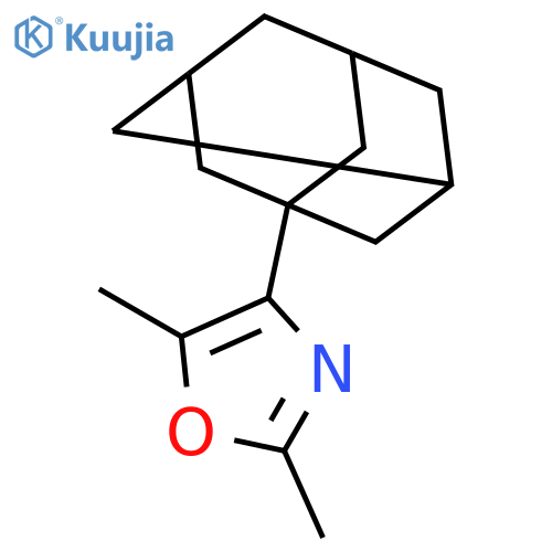 Oxazole, 2,5-dimethyl-4-tricyclo[3.3.1.13,7]dec-1-yl- structure