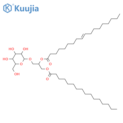 Glycerol 1,2-dialkanoates; Glycerol 1-hexadecanoate 2-(9Z-octadecenoate), 3-O-β-D-Galactopyranoside structure