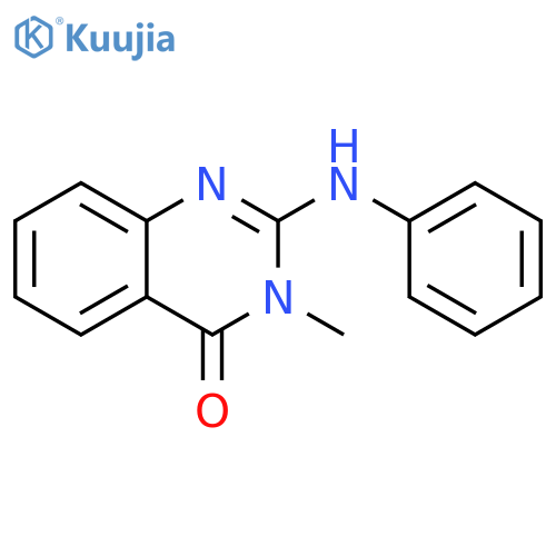 4(3H)-Quinazolinone,3-methyl-2-(phenylamino)- structure