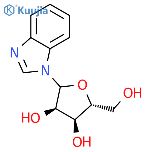 1H-Benzimidazole,1-ribofuranosyl- (9CI) structure