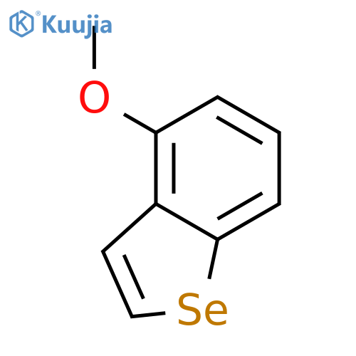 Benzo[b]selenophene, 4-methoxy- structure
