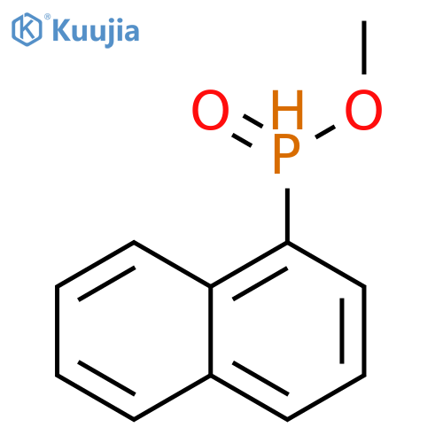 Phosphinic acid, 1-naphthalenyl-, methyl ester structure