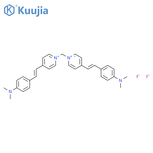 Pyridinium, 1,1'-methylenebis[4-[2-[4-(dimethylamino)phenyl]ethenyl]-,diiodide structure