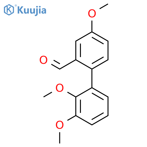 [1,1'-Biphenyl]-2-carboxaldehyde, 2',3',4-trimethoxy- structure