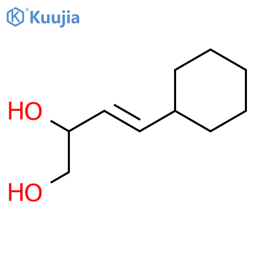 3-BUTENE-1,2-DIOL, 4-CYCLOHEXYL-, (E)- structure