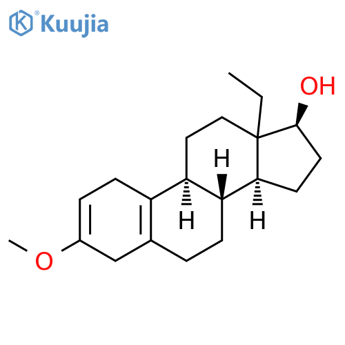 13-Ethyl-3-methoxy-gona-2,5(10)-dien-17β-ol structure