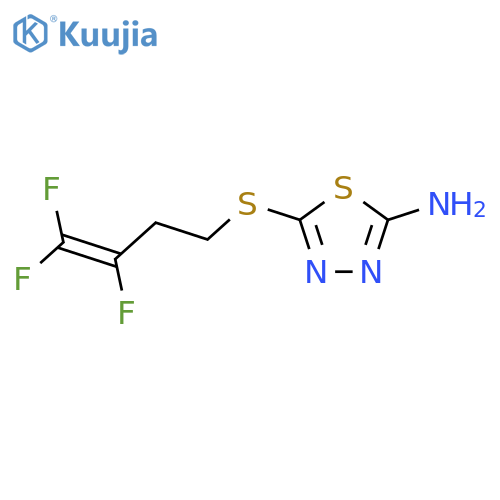 2-Amino-5-(3,4,4-trifluorobut-3-en-1-ylthio)-1,3,4-thiadiazole structure