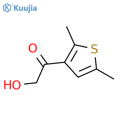 Ethanone, 1-(2,5-dimethyl-3-thienyl)-2-hydroxy- structure