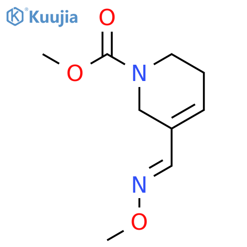 1(2H)-Pyridinecarboxylicacid, 3,6-dihydro-5-[(methoxyimino)methyl]-, methyl ester, (E)- (9CI) structure