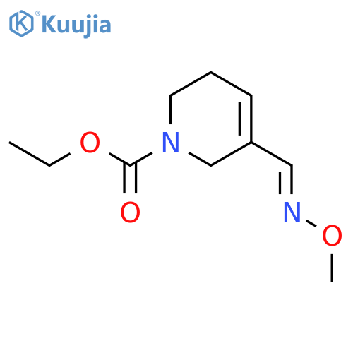 1(2H)-Pyridinecarboxylicacid, 3,6-dihydro-5-[(methoxyimino)methyl]-, ethyl ester, (E)- (9CI) structure