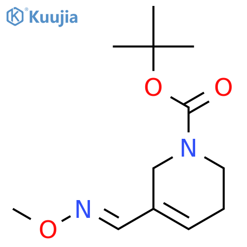 1(2H)-Pyridinecarboxylicacid, 3,6-dihydro-5-[(methoxyimino)methyl]-, 1,1-dimethylethyl ester, (E)-(9CI) structure