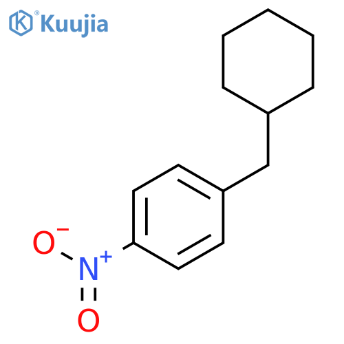 Benzene, 1-(cyclohexylmethyl)-4-nitro- structure