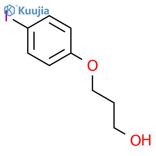 1-Propanol, 3-(4-iodophenoxy)- structure